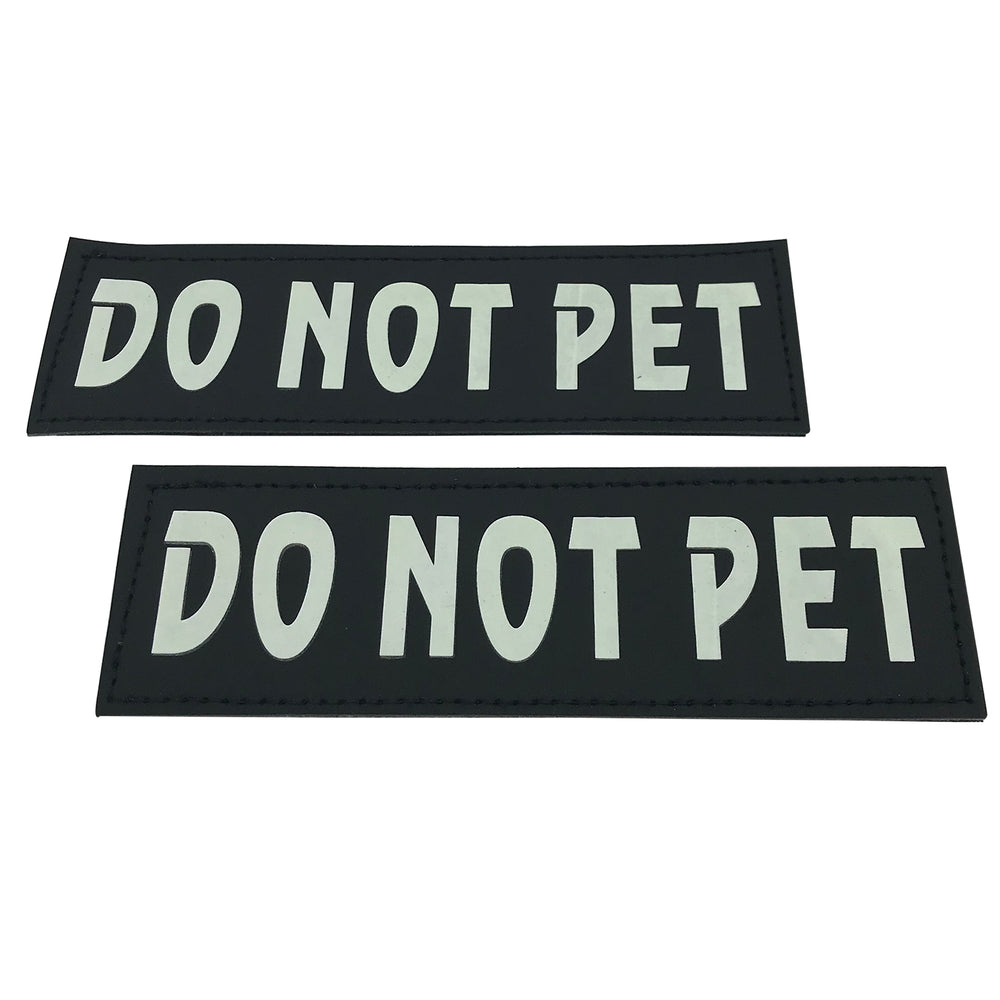 DO NOT PET Velcro Patch (Glow in the Dark) Paw Five