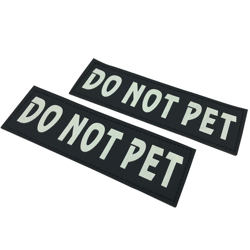 DO NOT PET Velcro Patch (Glow in the Dark) Paw Five